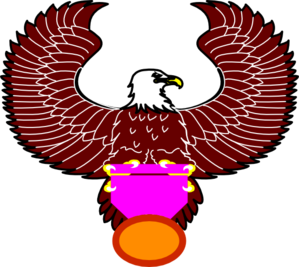 Eagle With Medal Clip Art